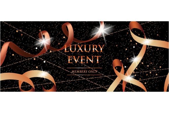 Download Luxury Event Members Only Festive Banner - Luxury Collection
